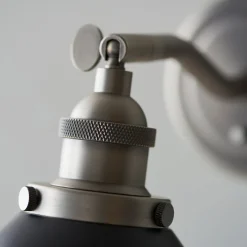 Franklin Pewter Adjustable Wall Light