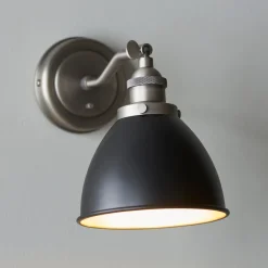 Franklin Pewter Adjustable Wall Light