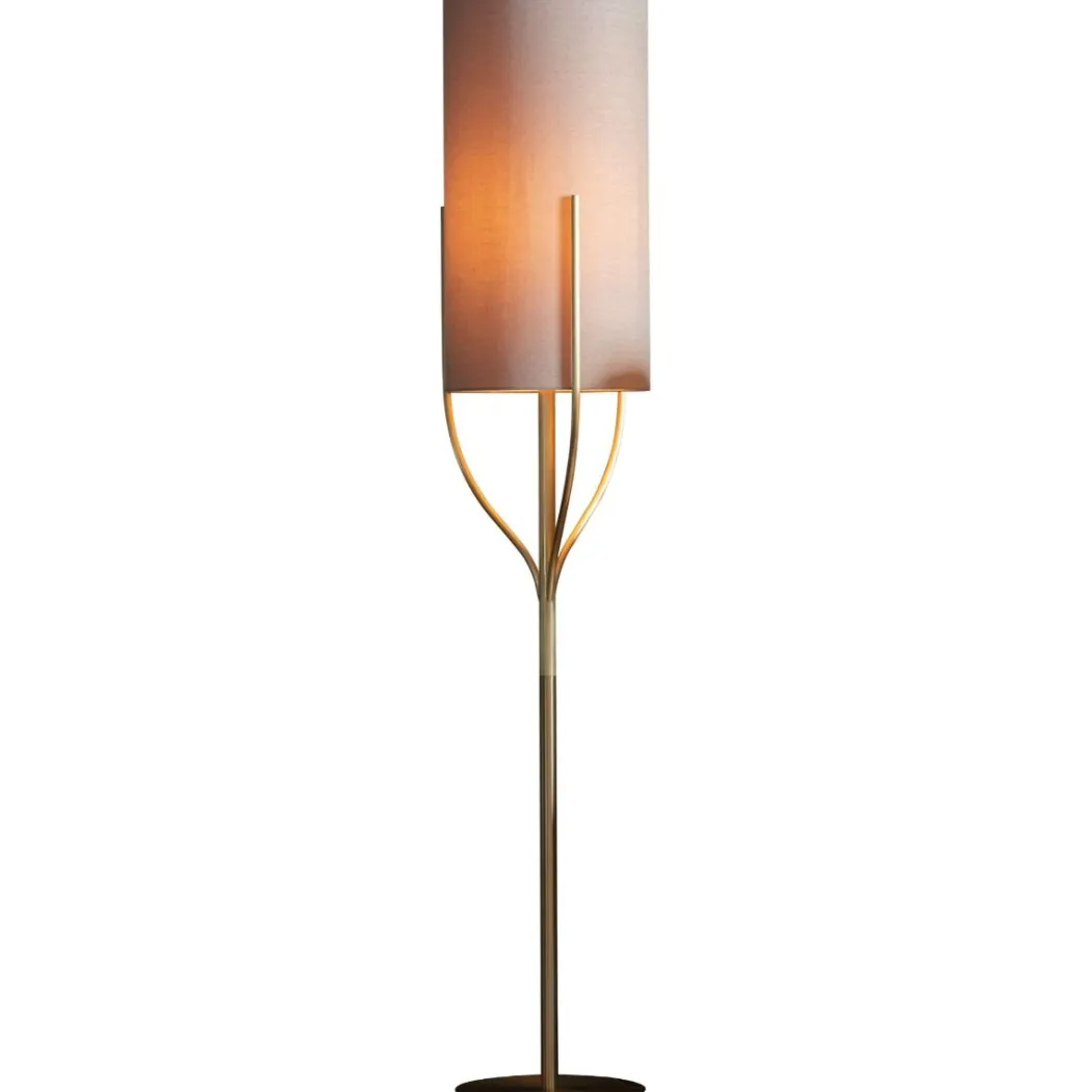 Fraser 1 Light Satin Brass Floor Lamp