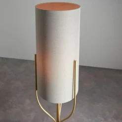 Fraser 1 Light Satin Brass Floor Lamp