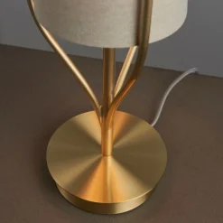Fraser 1 Light Satin Brass Table Lamp