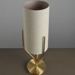Fraser 1 Light Satin Brass Table Lamp