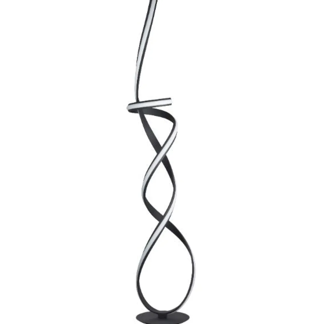 Fraser Matt Black LED Floor Lamp
