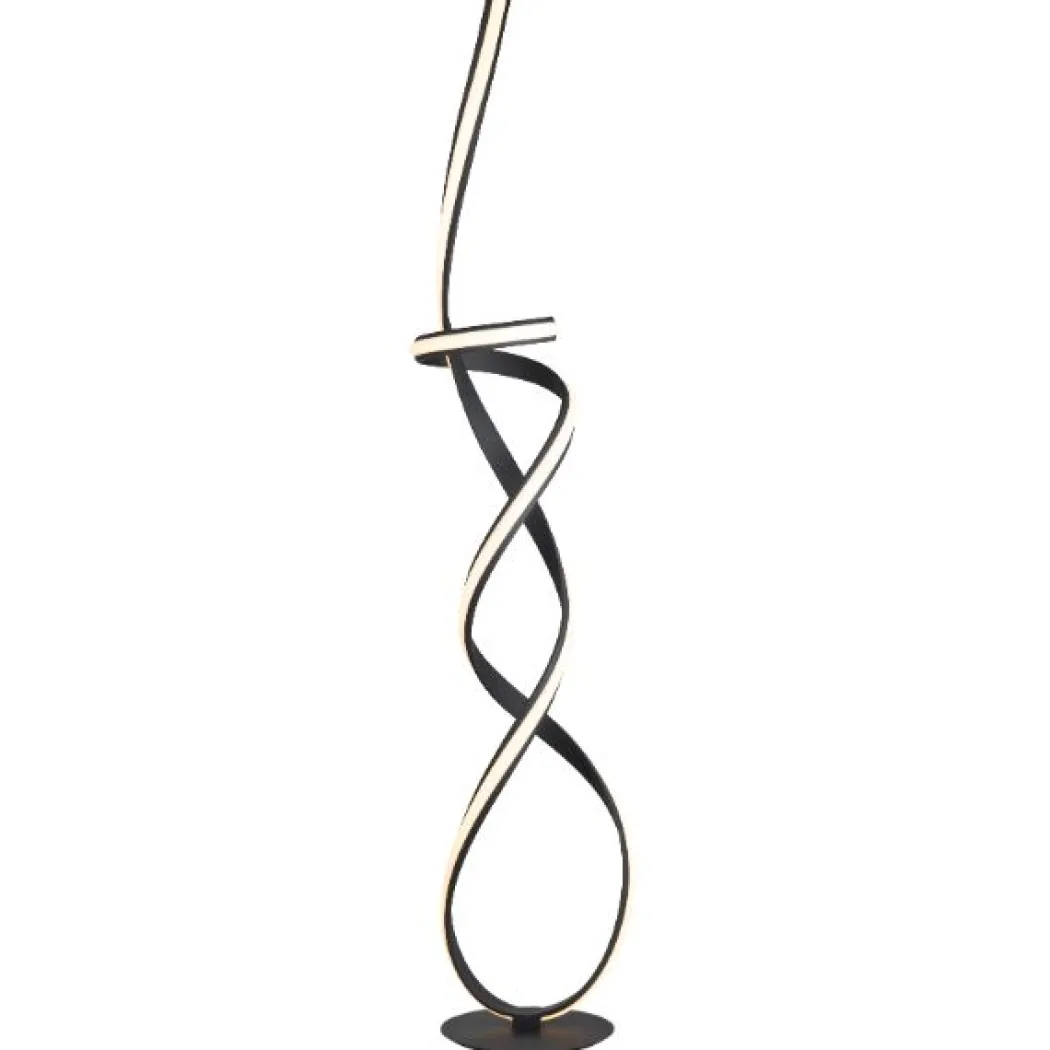 Fraser Matt Black LED Floor Lamp