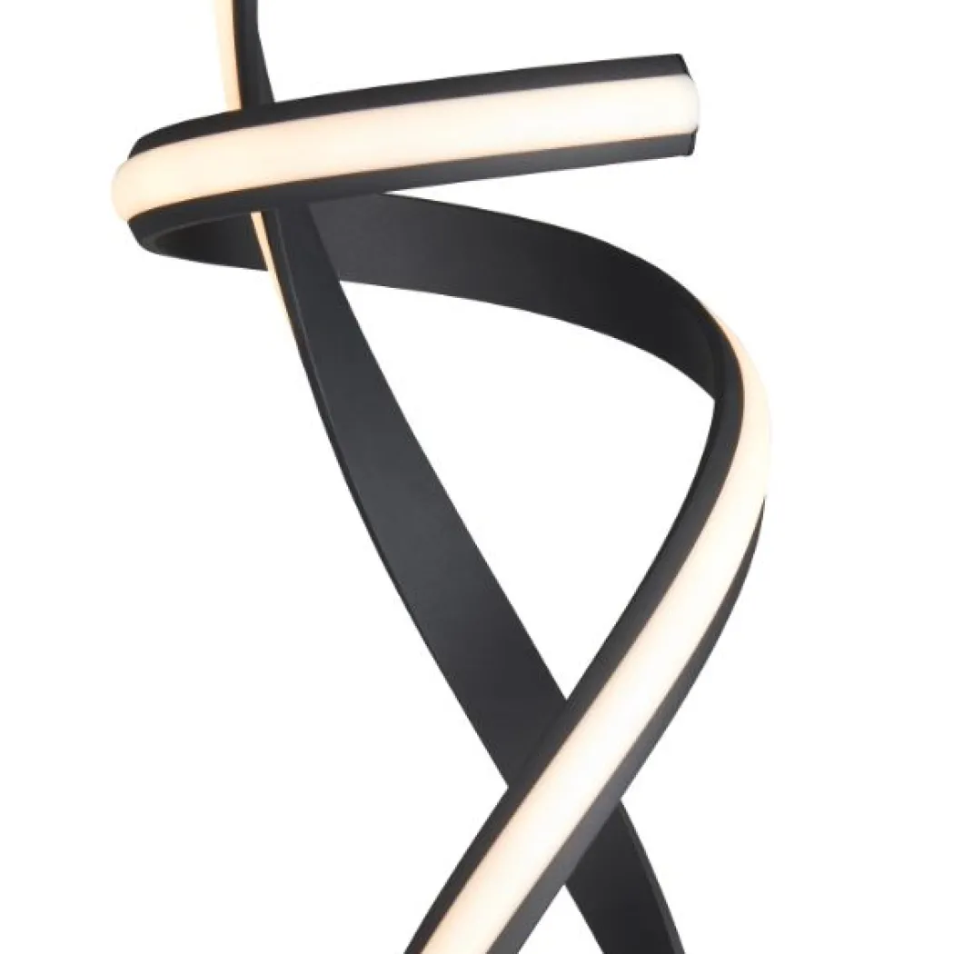Fraser Matt Black LED Floor Lamp