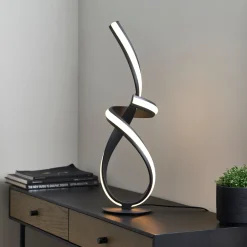 Fraser Matte Black LED Table Lamp