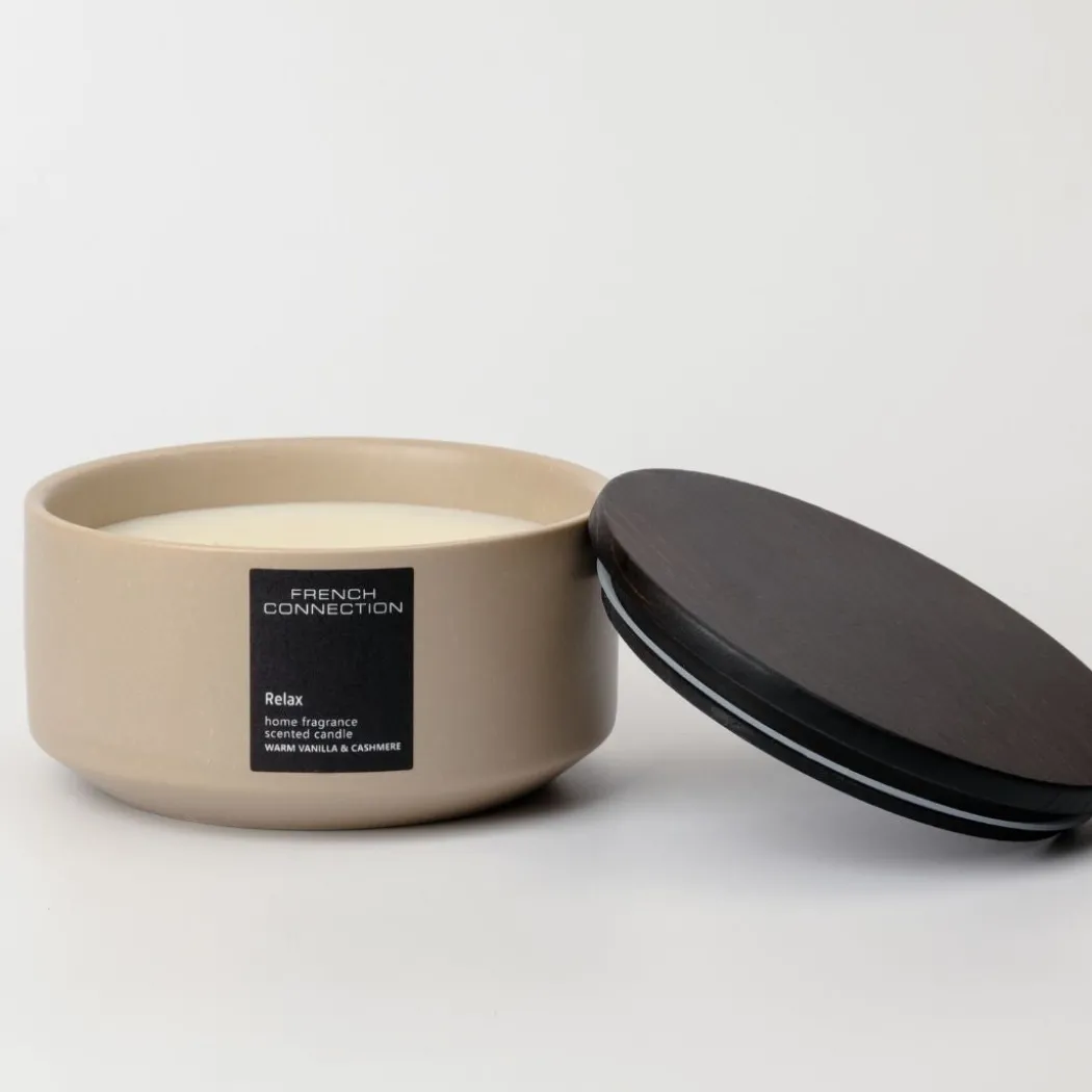 French Connection 3 Wick Scented Candle Relax