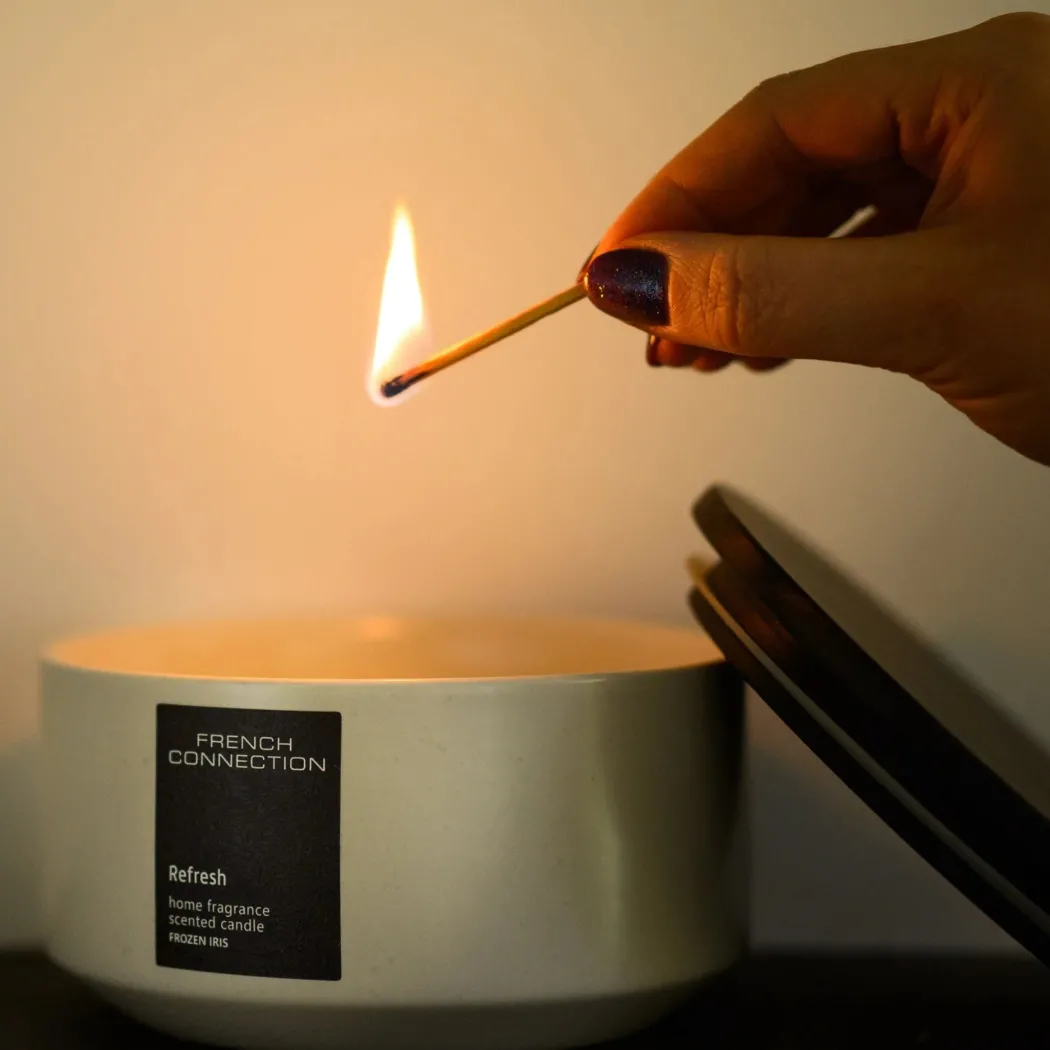 French Connection 3 Wick Scented Candle Refresh