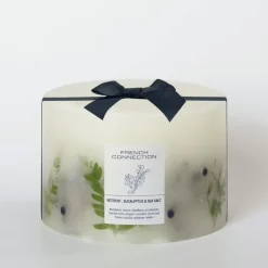 French Connection 4 Wick Scented Candle Vetivert, Eucalyptus & Sea Salt