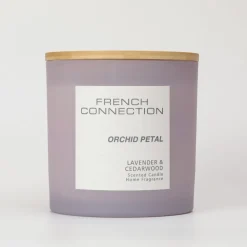 French Connection 4 Wick Scented Candle Orchid Petal