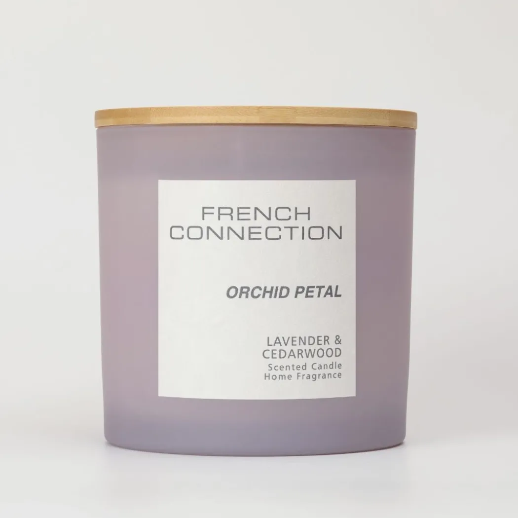 French Connection 4 Wick Scented Candle Orchid Petal