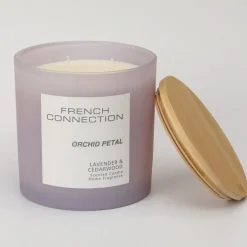 French Connection 4 Wick Scented Candle Orchid Petal