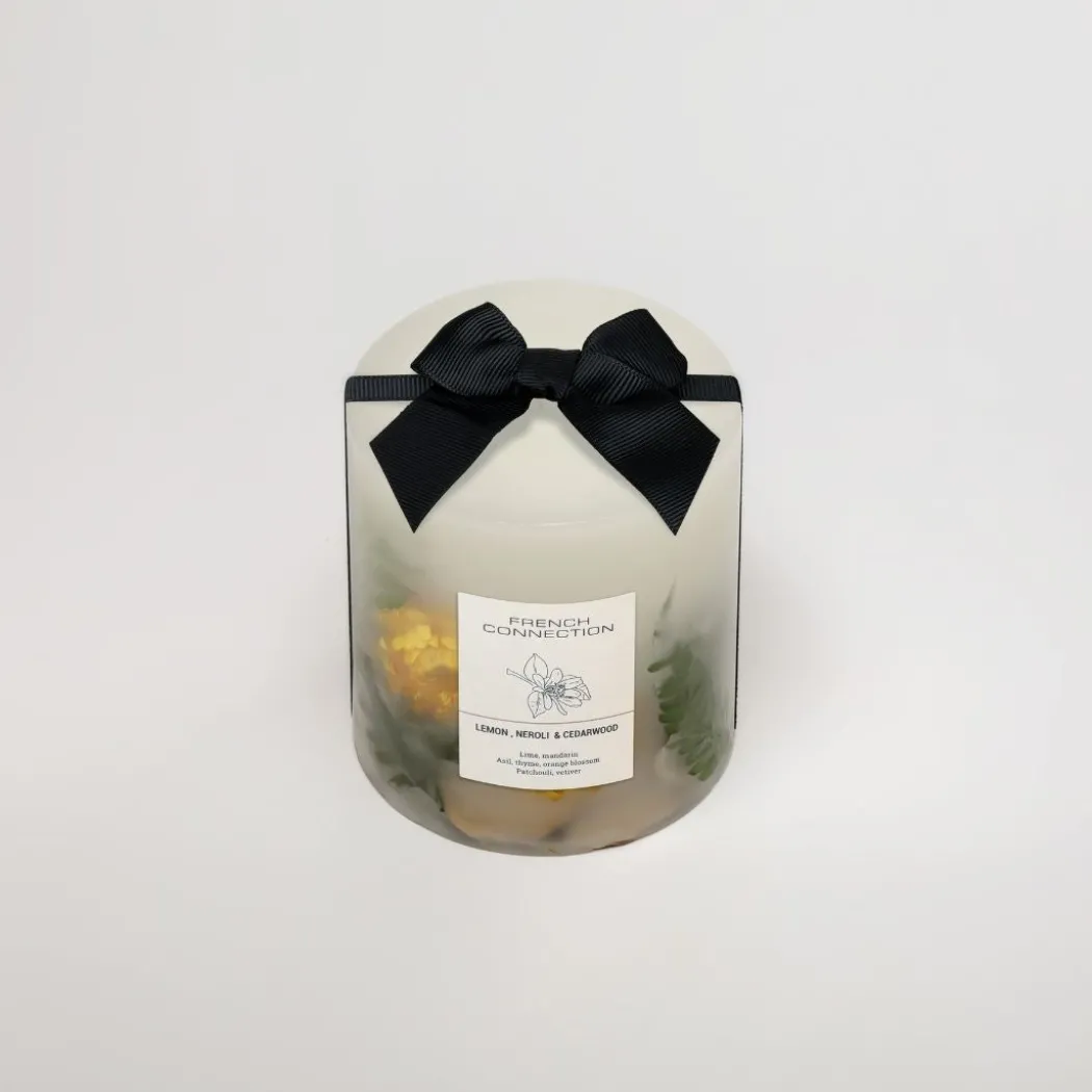 French Connection 1 Wick Scented Candle Lemon, Neroli & Cedarwood