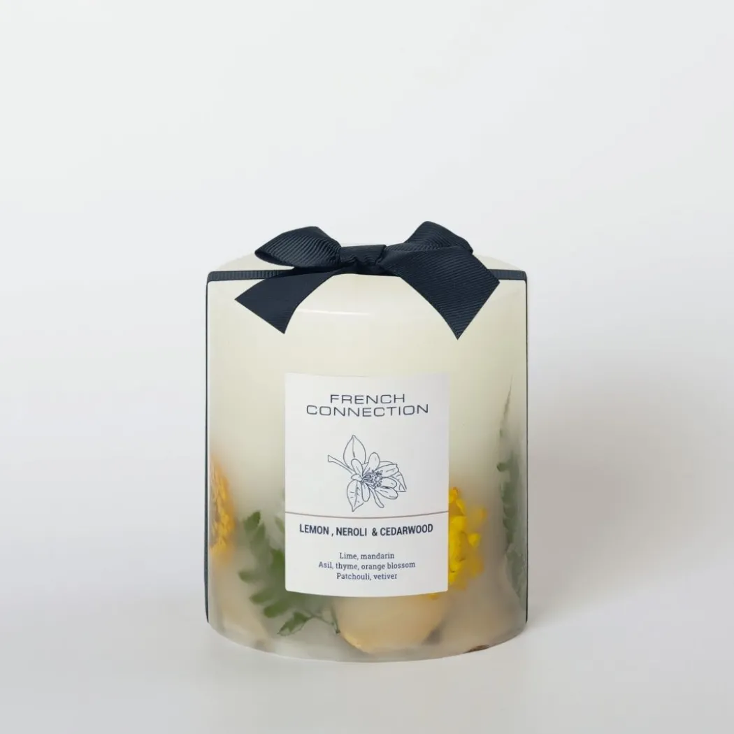 French Connection 1 Wick Scented Candle Lemon, Neroli & Cedarwood