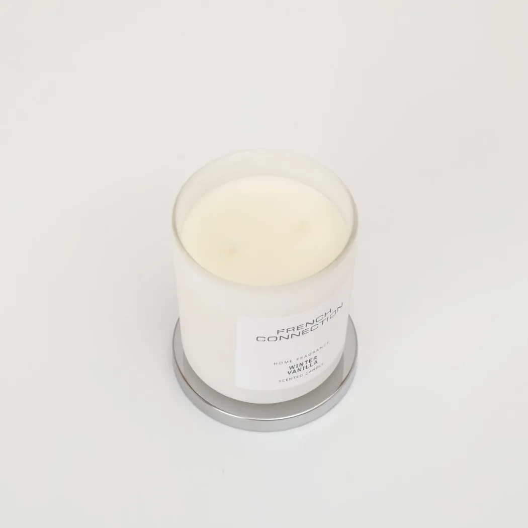 French Connection 2 Wick Scented Candle Winter Vanilla