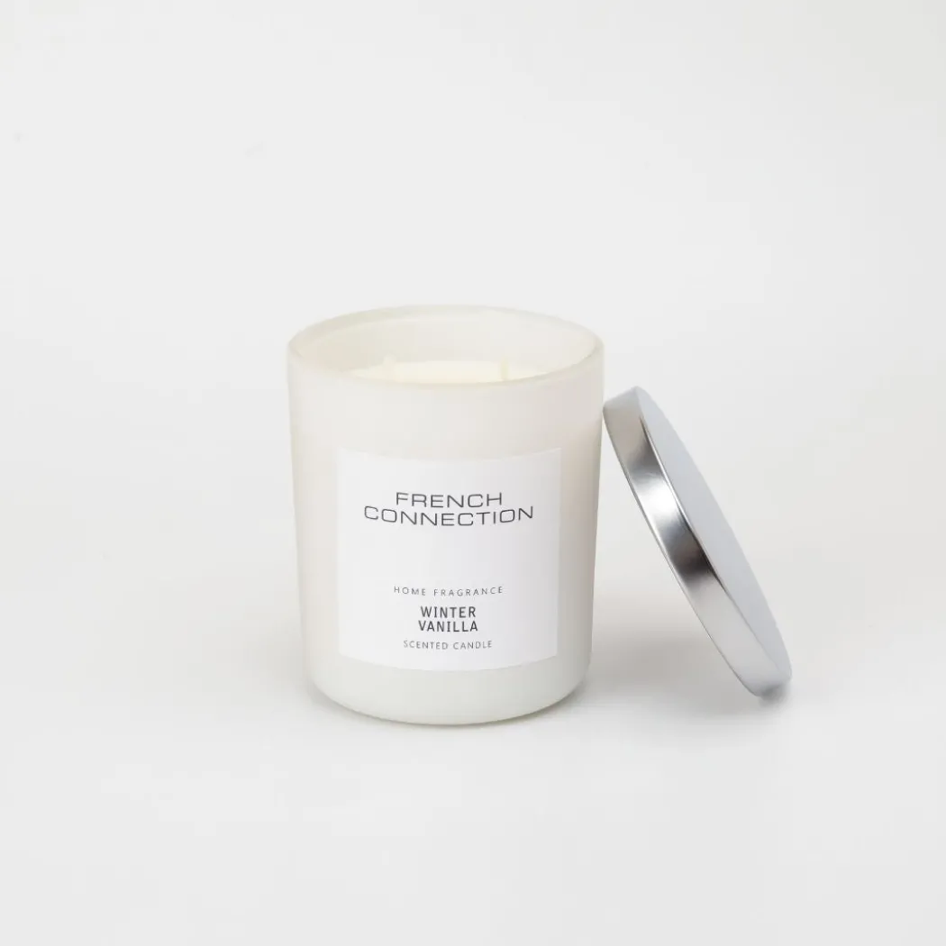 French Connection 2 Wick Scented Candle Winter Vanilla