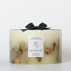 French Connection 4 Wick Scented Candle Cherry Blossom Rose