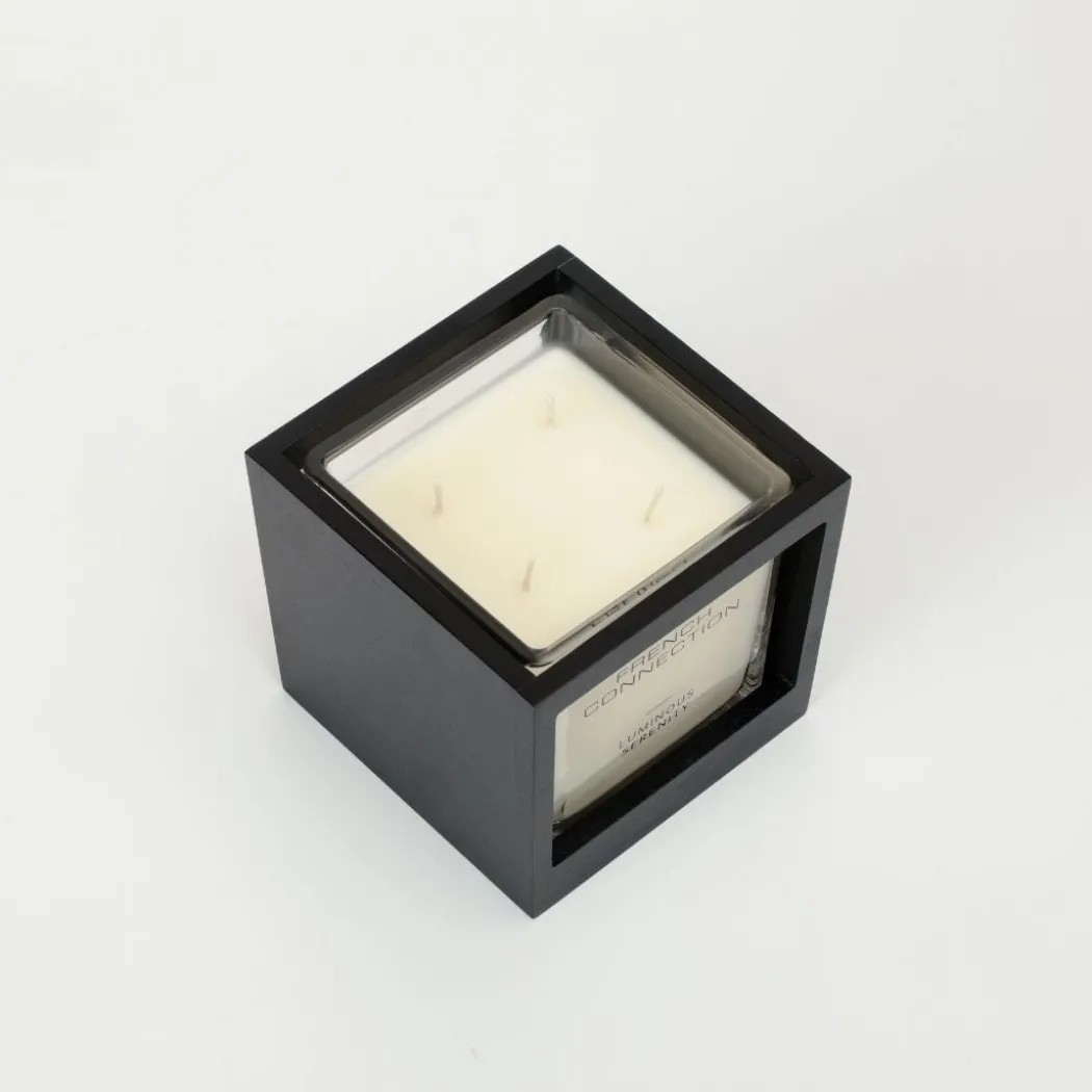 French Connection 4 Wick Scented Candle Luminous Serenity