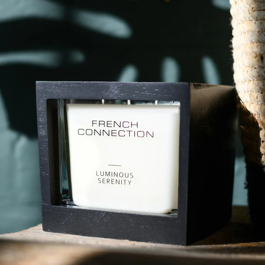 French Connection 4 Wick Scented Candle Luminous Serenity