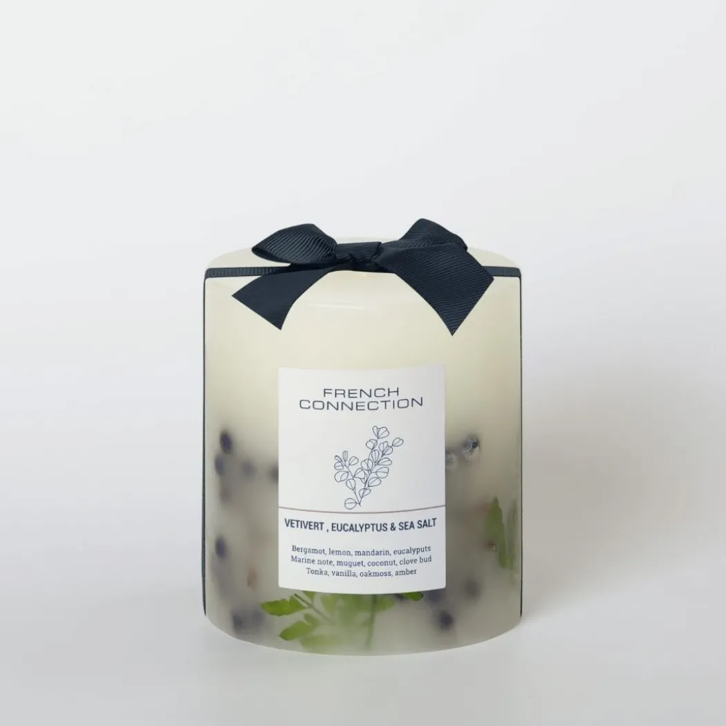 French Connection 1 Wick Scented Candle Vetivert, Eucalyptus & Sea Salt
