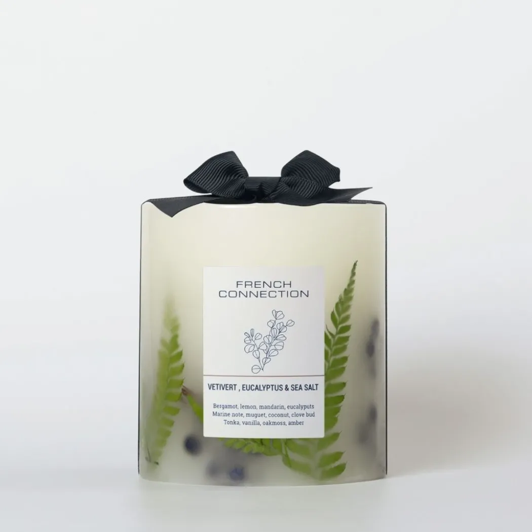 French Connection 1 Wick Scented Candle Vetivert, Eucalyptus & Sea Salt