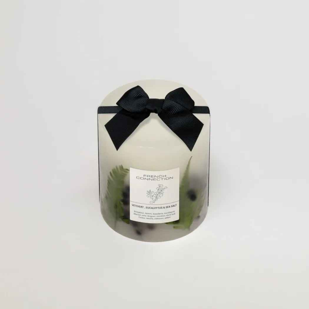 French Connection 1 Wick Scented Candle Vetivert, Eucalyptus & Sea Salt