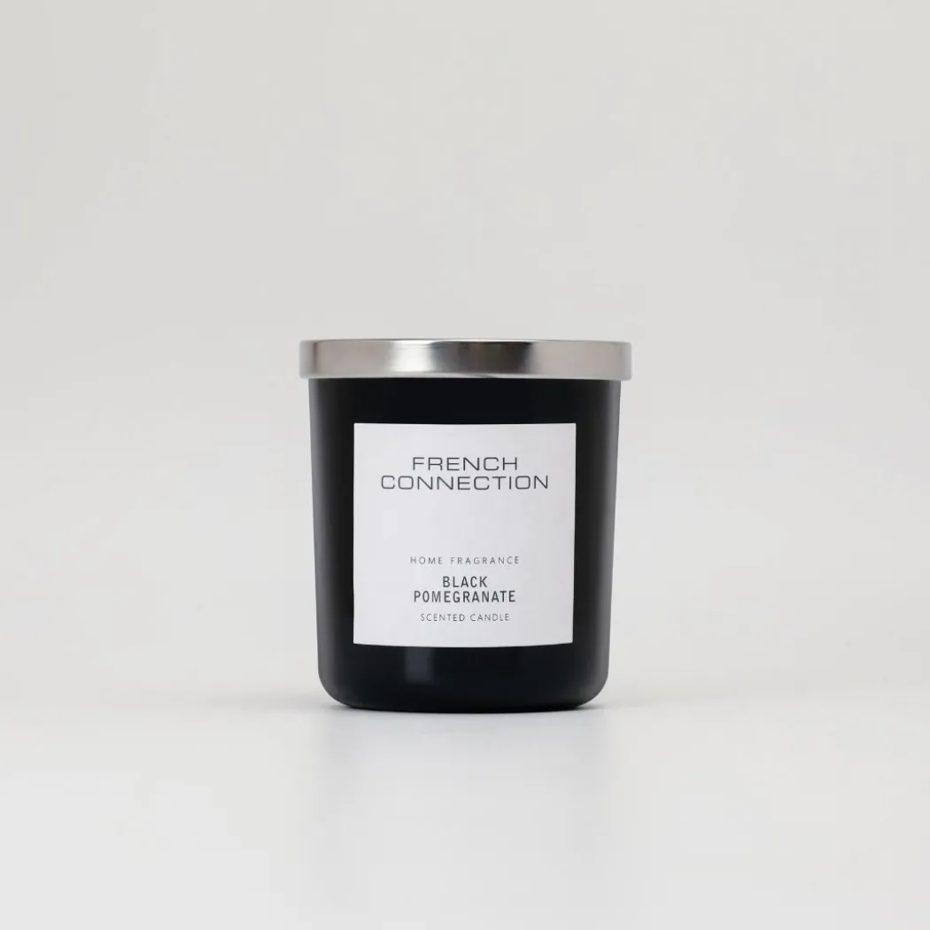 French Connection 1 Wick Scented Candle Black Pomegranate