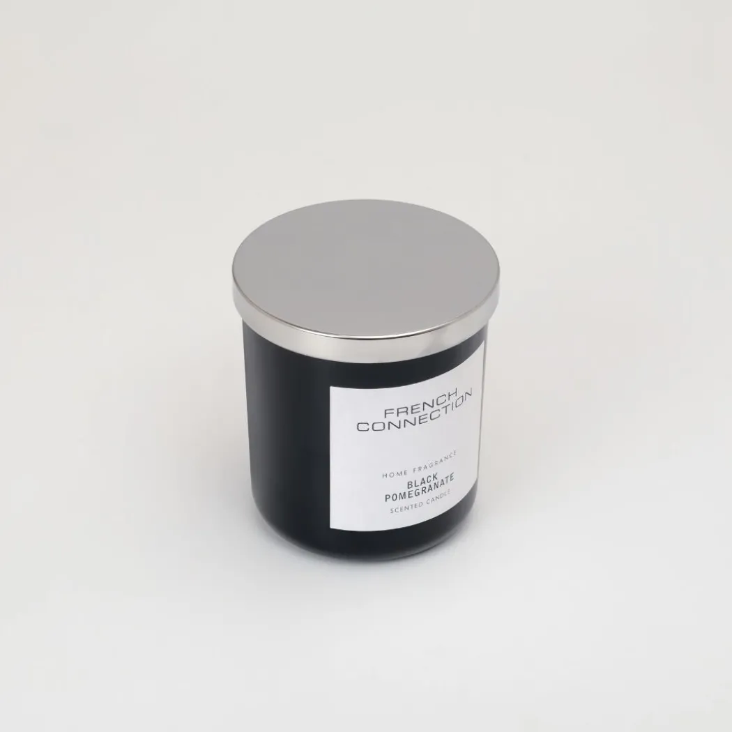 French Connection 1 Wick Scented Candle Black Pomegranate