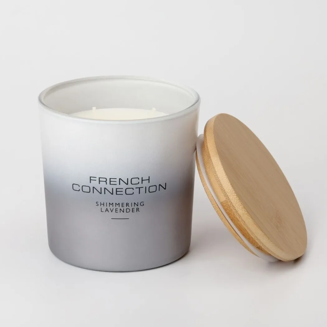 French Connection 2 Wick Scented Candle Shimmering Lavender