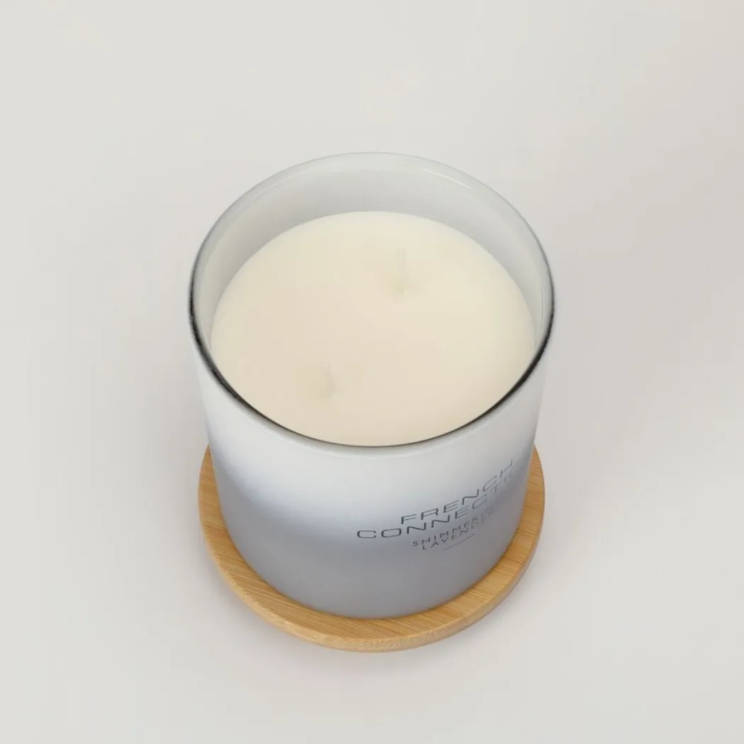 French Connection 2 Wick Scented Candle Shimmering Lavender