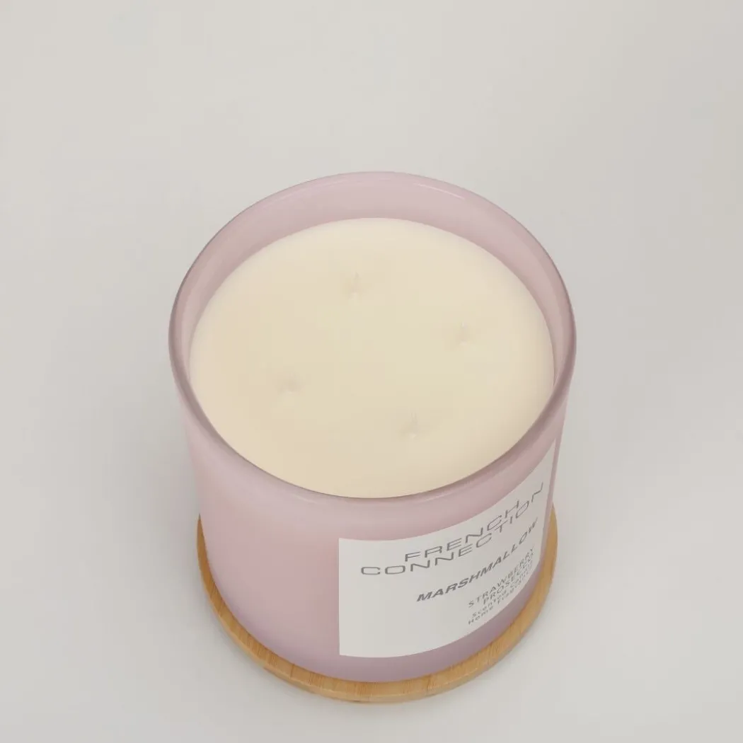 French Connection 4 Wick Scented Candle Marshmallow