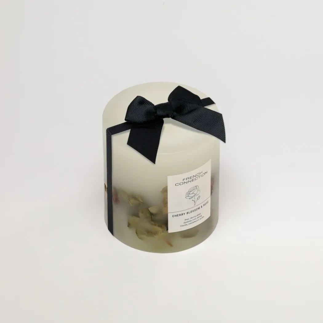 French Connection 1 Wick Scented Candle Cherry Blossom & Rose