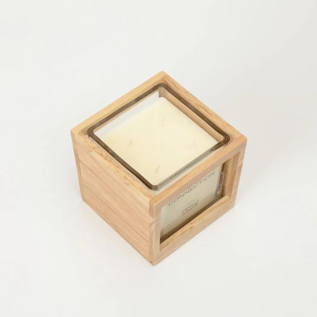 French Connection 4 Wick Scented Candle Orange Ginger