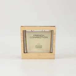 French Connection 4 Wick Scented Candle Orange Ginger