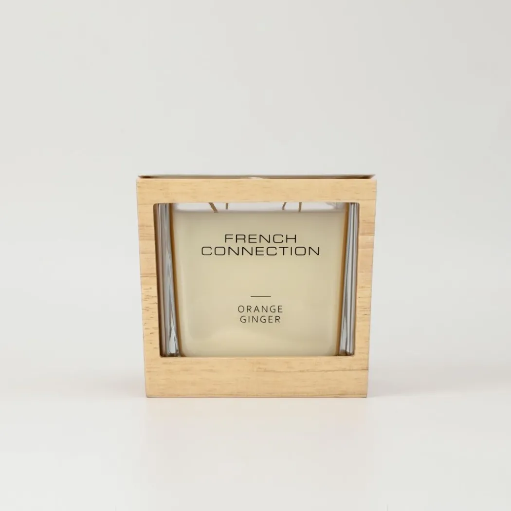 French Connection 4 Wick Scented Candle Orange Ginger