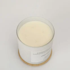 French Connection 4 Wick Scented Candle Linen White