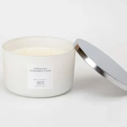 French Connection 3 Wick Scented Candle Winter Vanilla