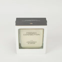 French Connection Medium 1 Wick Scented Candle Lemongrass & Ginger