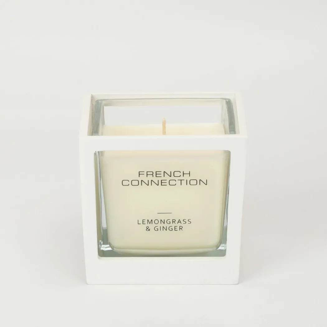 French Connection Medium 1 Wick Scented Candle Lemongrass & Ginger