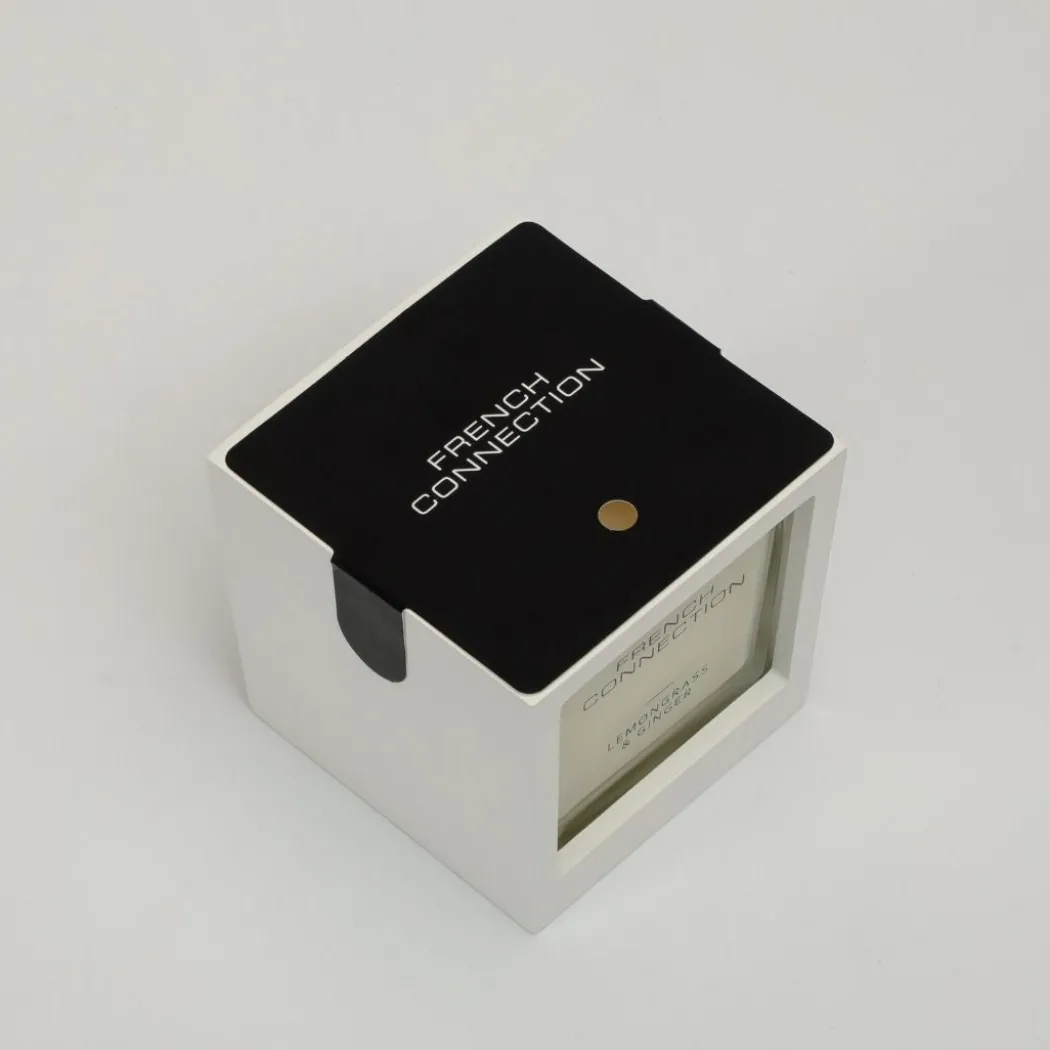 French Connection Medium 1 Wick Scented Candle Lemongrass & Ginger