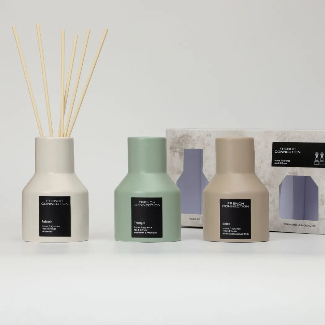 French Connection Set of 3 Small Mixed Reed Diffusers