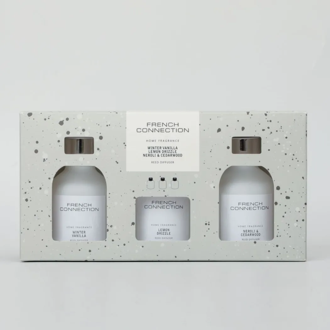 French Connection Set of 3 Small Mixed Reed Diffusers