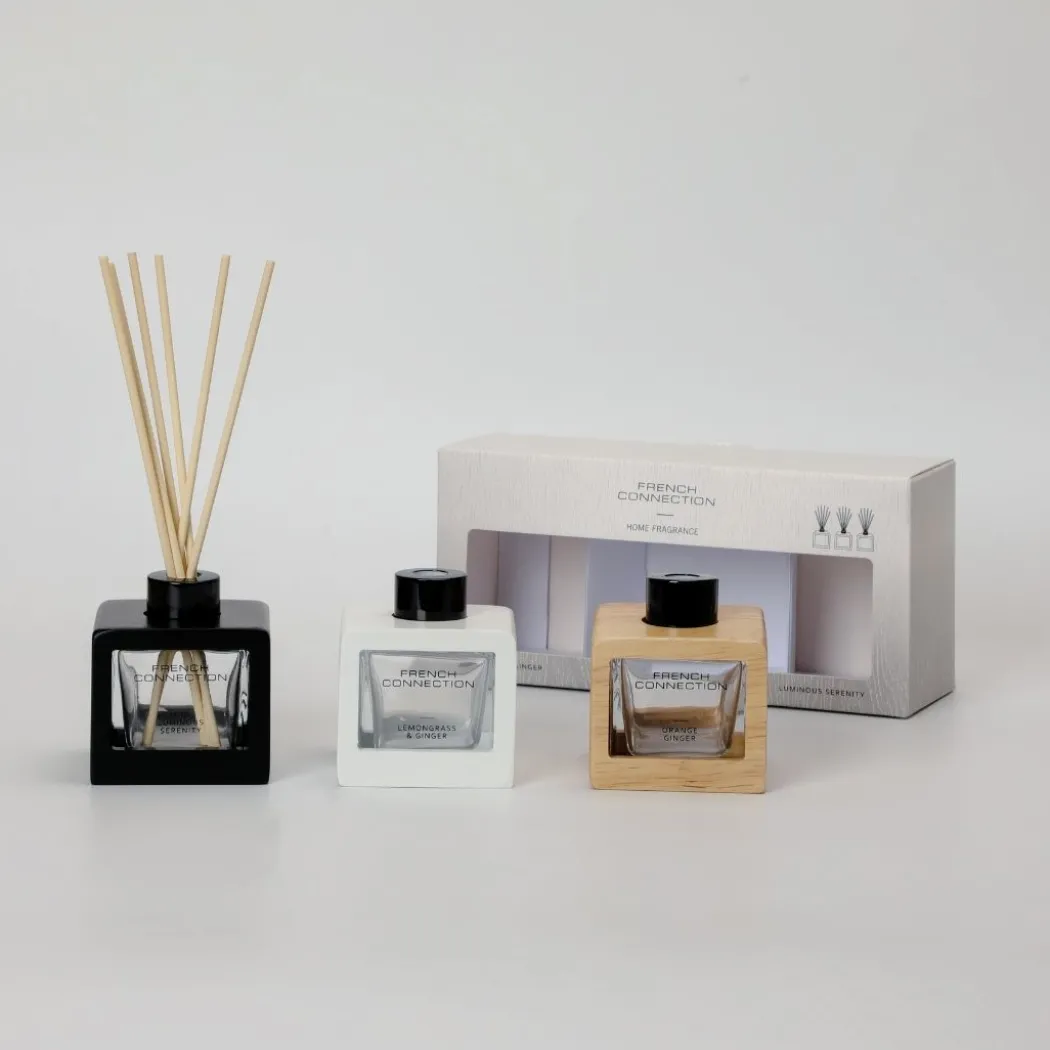French Connection Set of 3 Small Mixed Reed Diffusers