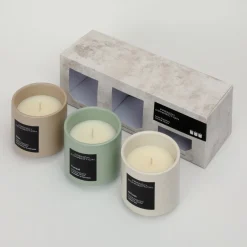 French Connection Set of 3 Small Mixed Candles