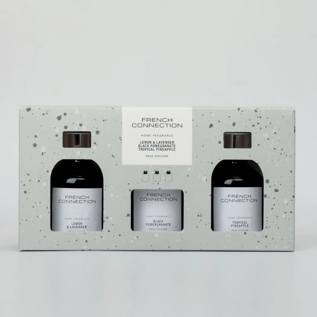 French Connection Set of 3 Small Mixed Reed Diffusers