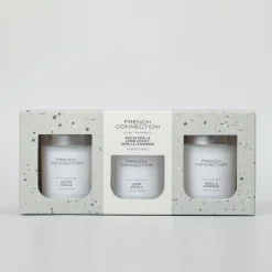 French Connection Set of 3 Small Mixed Scented Candles