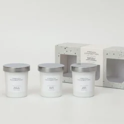 French Connection Set of 3 Small Mixed Scented Candles