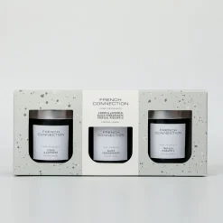 French Connection Set of 3 Small Mixed Scented Candles