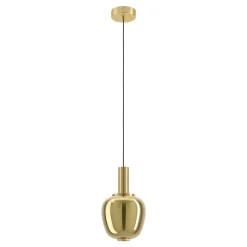 Fruitera Brushed Brass LED Pendant Ceiling Light