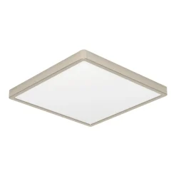 Fueva 6 Satin Nickel LED Flush Ceiling Light
